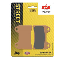 Колодки гальмівні SBS 706SP Upgrade Front Brake Pads, EVO Sinter