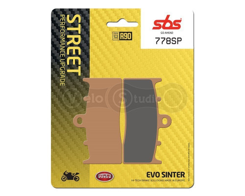 Тормозные колодки SBS 778SP Upgrade Front Brake Pads, EVO Sinter