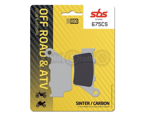 Колодки гальмівні SBS 675CS Comp Brake Pads, Carbon