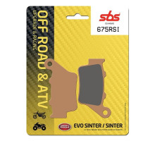 Тормозные колодки SBS 675RSI Racing Brake Pads, EVO Sinter/Sinter