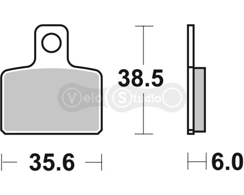 Тормозные колодки SBS 803RSI Racing Brake Pads, EVO Sinter/Sinter