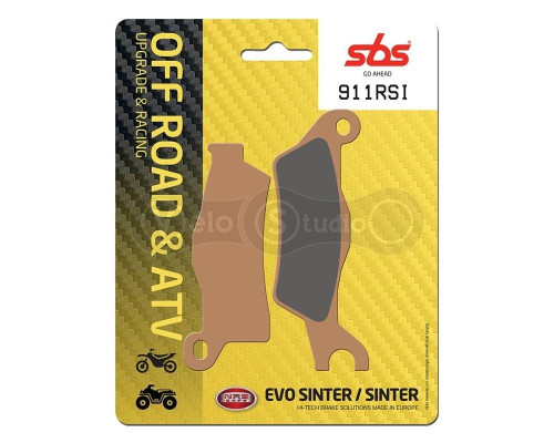 Колодки гальмівні SBS 911RSI Racing Brake Pads, EVO Sinter/Sinter