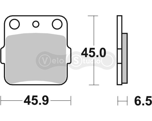 Тормозные колодки Renthal RC-1 BP-110 Works Brake Pads, Sintered