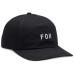Кепка FOX WORDMARK ADJUSTABLE HAT [Black], One Size