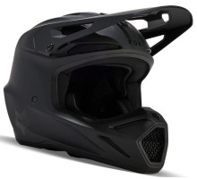 Шолом FOX V3 SOLID HELMET [Matte Black], S (55-56 см)