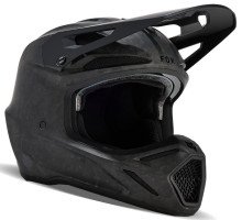 Шлем FOX V3 RS CARBON SOLID HELMET [Matte Black], M (57-58 см)