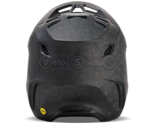 Шлем FOX V3 RS CARBON SOLID HELMET [Matte Black], M (57-58 см)