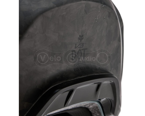Шлем FOX V3 RS CARBON SOLID HELMET [Matte Black], M (57-58 см)