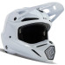 Шлем FOX V3 RS CARBON SOLID HELMET [White], M (57-58 см)