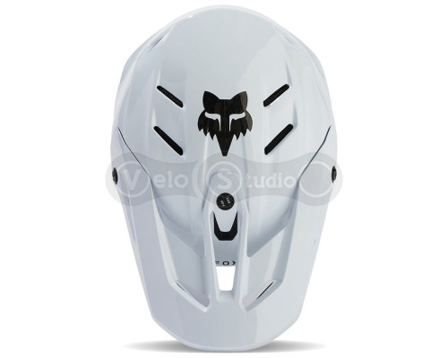 Шлем FOX V3 RS CARBON SOLID HELMET [White], M (57-58 см)