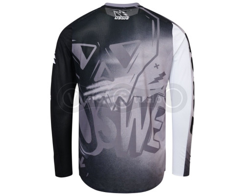 Мотоджерсі USWE Kalk Off-Road Jersey - Cartoon [Black], M