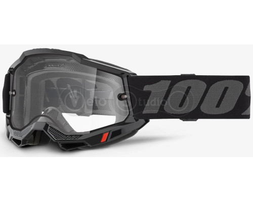 Маска 100% ACCURI 2 Enduro Goggle Black - Clear Dual Lens