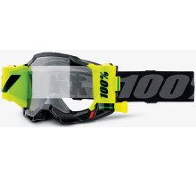 Маска 100% ACCURI 2 FORECAST Goggle Black - Clear Lens, Roll-Off