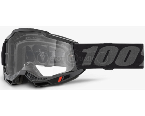 Маска 100% ACCURI 2 Goggle Black - Clear Lens