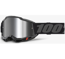 Маска 100% ACCURI 2 Goggle Black - Mirror Silver Lens
