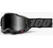 Маска 100% ACCURI 2 SAND Goggle Black - Smoke Lens