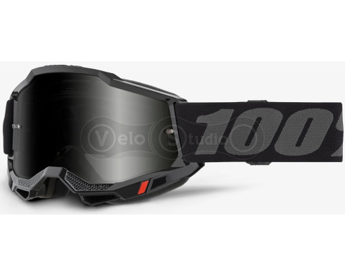 Маска 100% ACCURI 2 SAND Goggle Black - Smoke Lens
