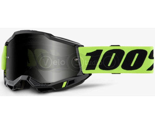 Маска 100% ACCURI 2 SAND Goggle Neon Yellow - Smoke Lens
