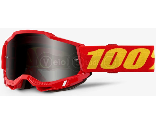 Маска 100% ACCURI 2 SAND Goggle Red - Smoke Lens
