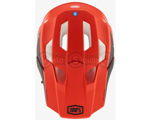Шлем Ride 100% TRAJECTA Helmet [Fluo Red], L (58-61 см)