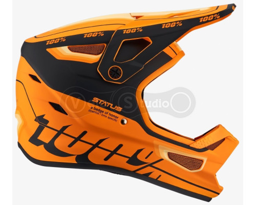 Шлем Ride 100% STATUS Helmet [Topenga Orange], L (59-60 см)