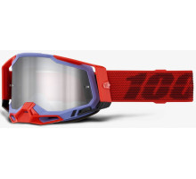 Маска 100% RACECRAFT 2 Goggle Cleat - Mirror Silver Lens