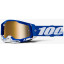 Маска 100% RACECRAFT 2 Goggle Blue - Mirror Gold Lens Маска 100% RACECRAFT 2 Goggle Blue - Mirror Gold Lens