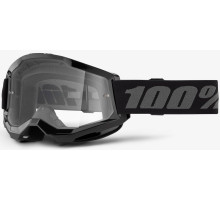 Маска 100% STRATA 2 Goggle Black - Clear Lens