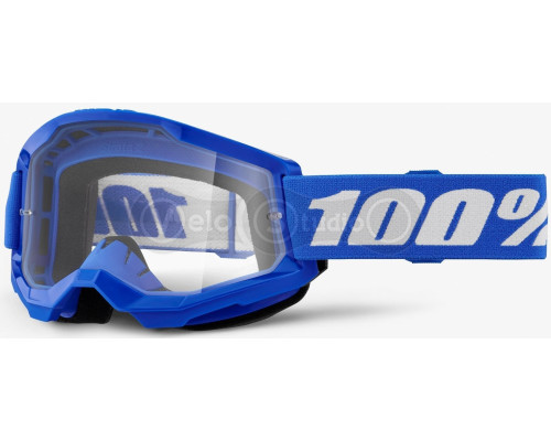 Маска 100% STRATA 2 Goggle Blue - Clear Lens