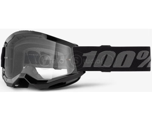 Дитяча маска 100% STRATA 2 Youth Goggle Black - Clear Lens