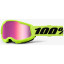 Дитяча маска 100% STRATA 2 Youth Goggle Neon Yellow - Mirror Pink Lens Дитяча маска 100% STRATA 2 Youth Goggle Neon Yellow - Mirror Pink Lens