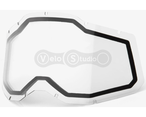 Линза 100% RC2/AC2/ST2 Dual Lens - Clear, Dual Clear Lens