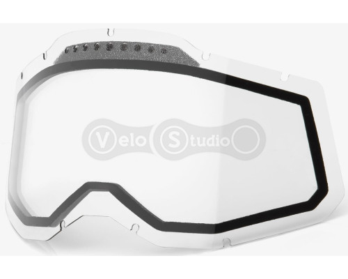 Лінза до маски 100% RC2/AC2/ST2 (Gen.2) Dual Vented Lens [Clear], Dual Clear Lens