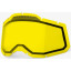 Линза 100% RC2/AC2/ST2 Dual Vented Lens - Yellow, Dual Clear Lens