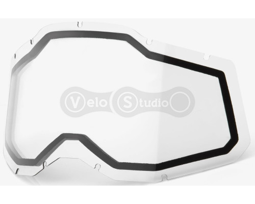 Линза 100% RC/AC/ST Dual Lens - Clear, Dual Clear Lens