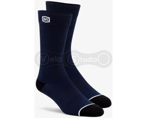 Шкарпетки Ride 100% SOLID Sock [Navy], L/XL (EU 42-46)