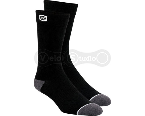 Носки Ride 100% SOLID Sock [Black], S/M (EU 38-42)
