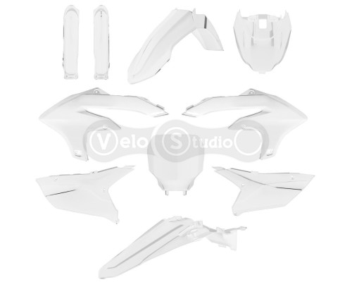 Пластик Polisport MX kit - Yamaha YZ 250F/450F (2023-2025) [White]