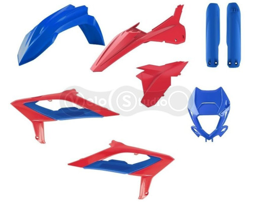 Пластик Polisport ENDURO kit - Beta RR 2T/4T (2023-24) [Red/Blue]