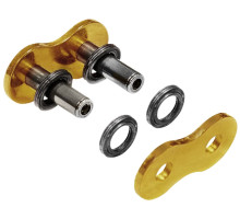 Замок цепи мотоцикла Regina Type 44/135ZRP Rivert Link - 520 [Gold], 520 / Seal Ring