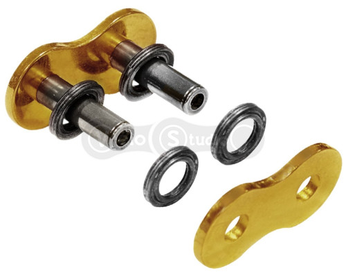 Замок цепи мотоцикла Regina Type 44/137ZRP Rivert Link - 525 [Gold], 525 / Seal Ring