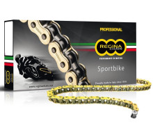 Ланцюг Regina ZRP Chain - 520 [Gold], 520-110L / Seal Ring