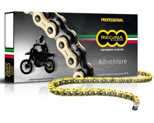 Ланцюг Regina ZRE Chain - 520 [Gold], 520-112L / Seal Ring