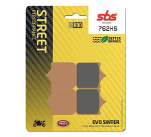 Тормозные колодки SBS 762HS Performance Front Brake Pads, EVO Sinter