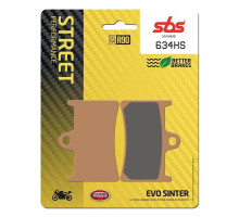 Тормозные колодки SBS 634HS Performance Front Brake Pads, EVO Sinter