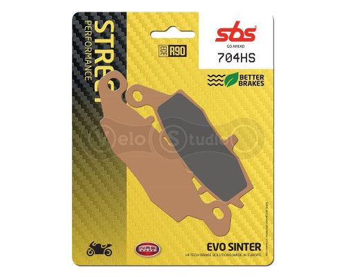 Колодки гальмівні SBS 704HS Performance Front Brake Pads, Sinter