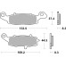 Тормозные колодки SBS 705HS Performance Front Brake Pads, Sinter