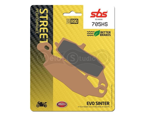 Тормозные колодки SBS 705HS Performance Front Brake Pads, Sinter