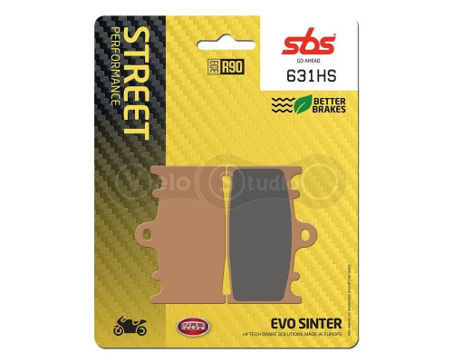 Тормозные колодки SBS 631HS Performance Front Brake Pads, Sinter