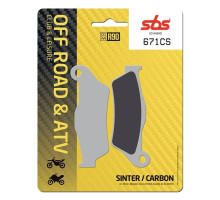 Тормозные колодки SBS 671CS Comp Brake Pads, Carbon